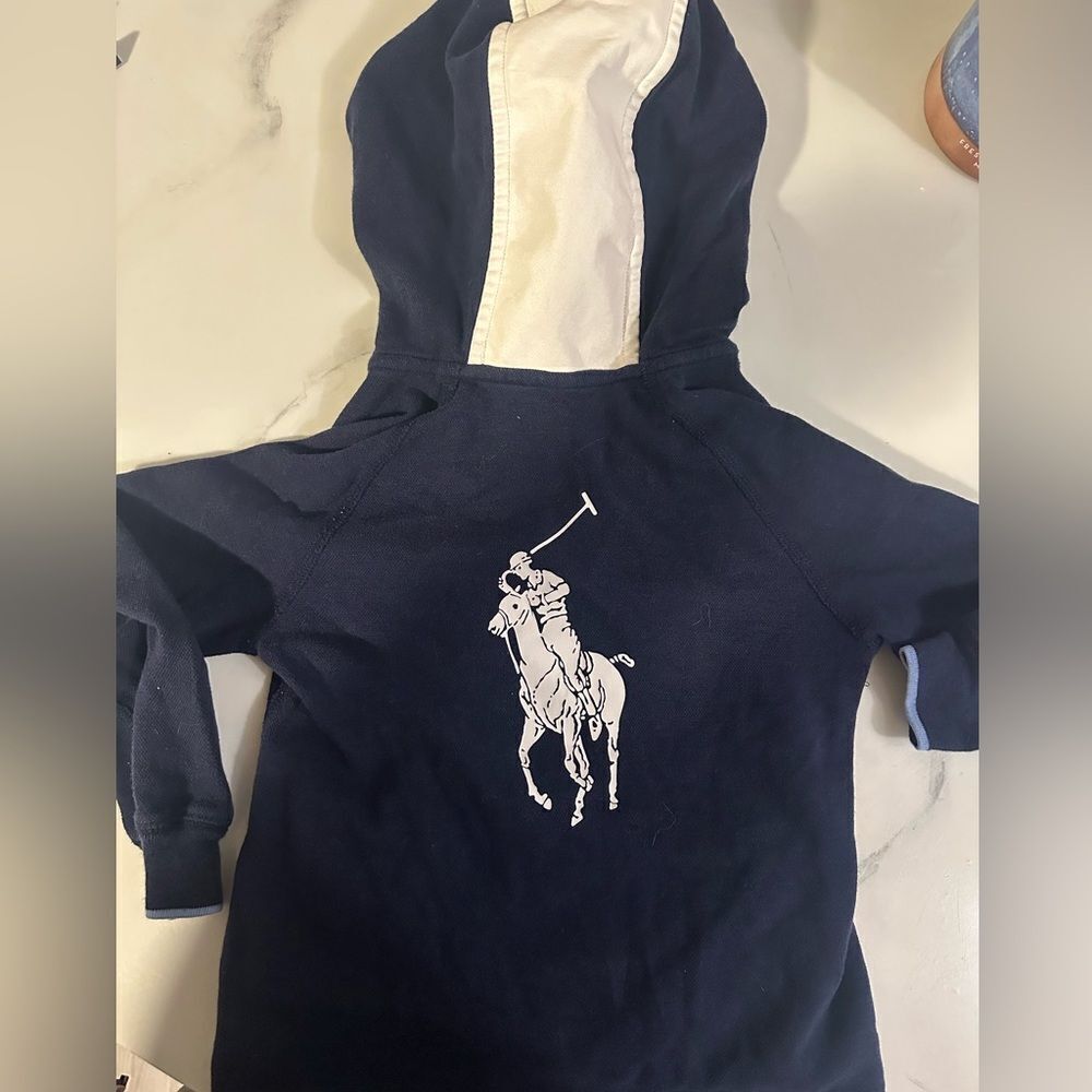 Polo Ralph Lauren Blue Hoodie Shirt 3/3T